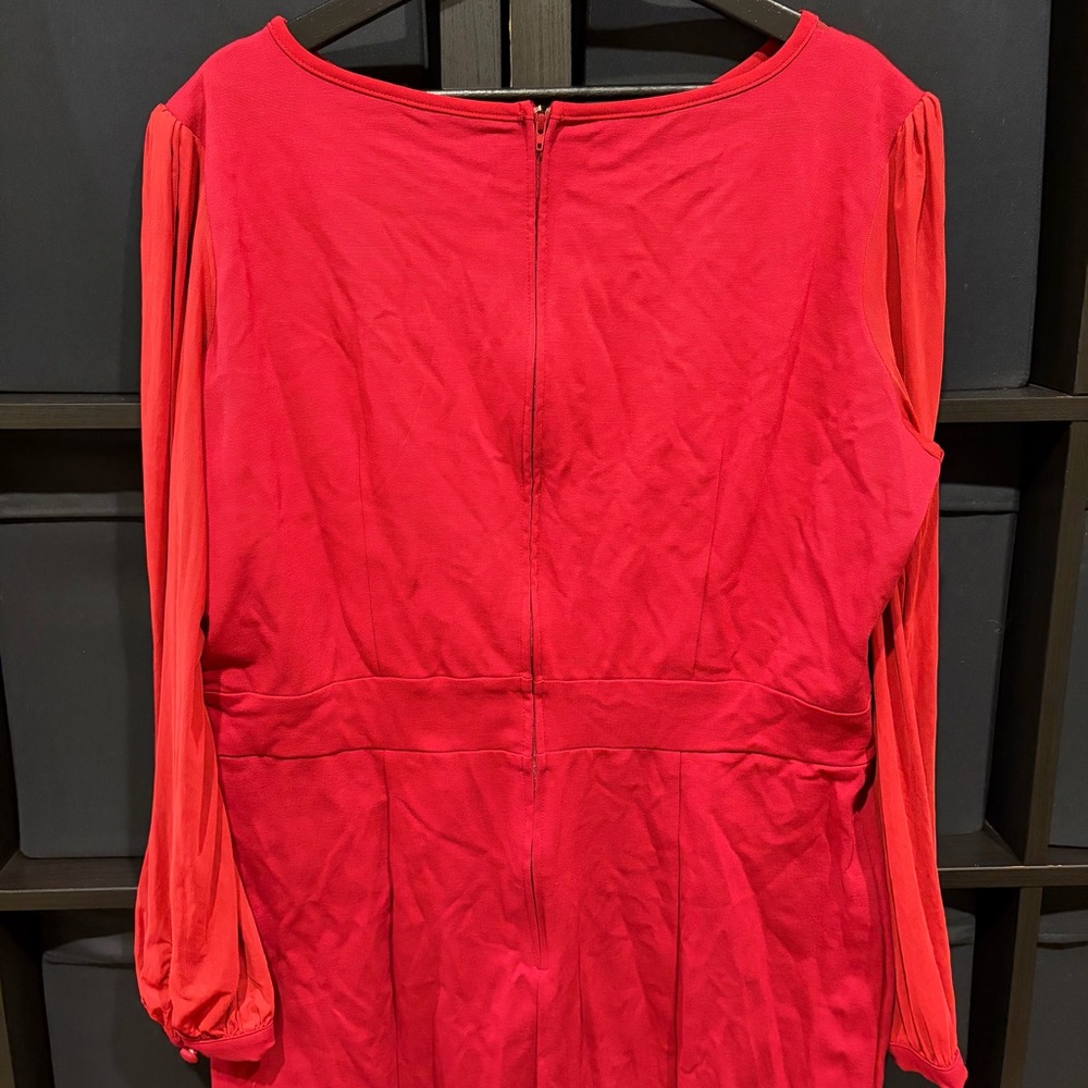 Pinup Couture PUG Deadly Dames Mila Gown In Merlot Size 3XL NWT - Picture 7 of 9